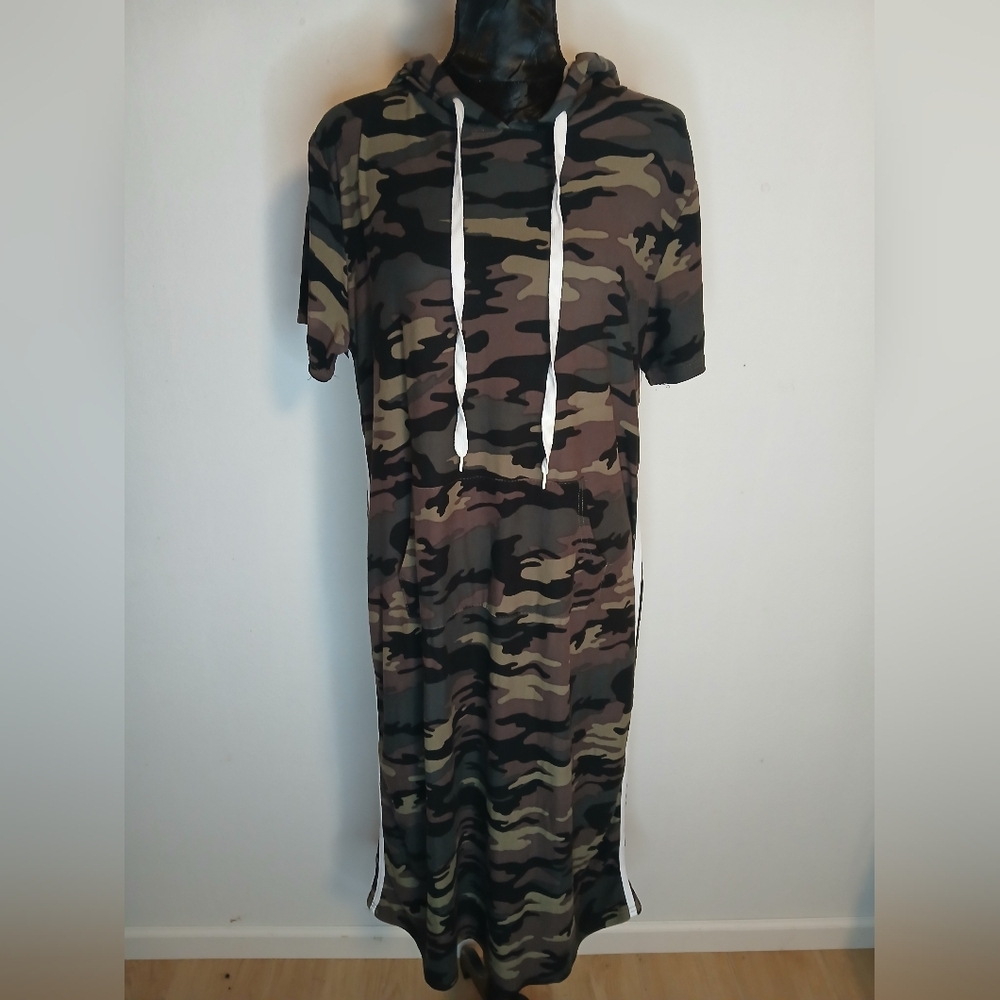 J for Justify Camouflage Maxi Dress